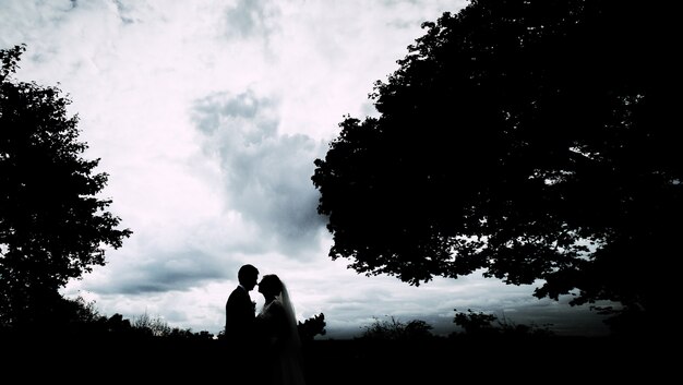 Bruiloft liefde vrouw mooie poseren