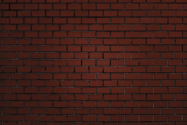 Bruin-rode bakstenen muur getextureerde achtergrond