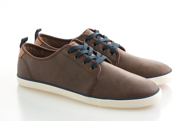 Bruine lederen schoenen