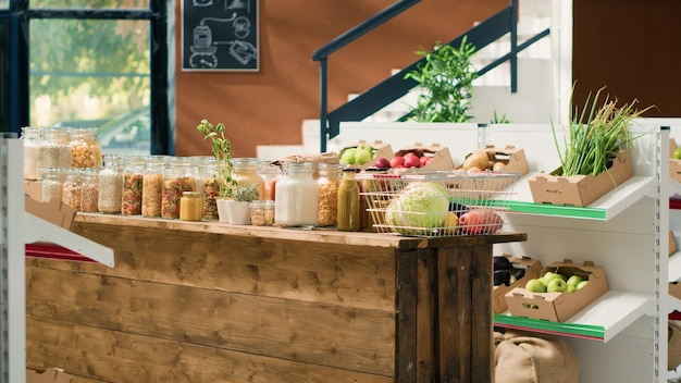 Bulkproducten in recyclebare glazen potten