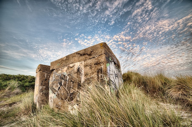 Gratis foto bunkers van de tweede wereldoorlog - de atlantische muur