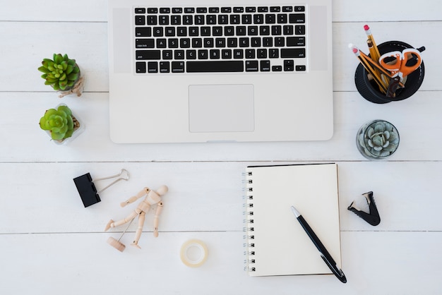 Business desk assortiment boven weergave