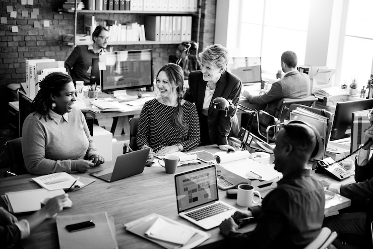 Gratis Foto business team werken kantoor werknemer concept
