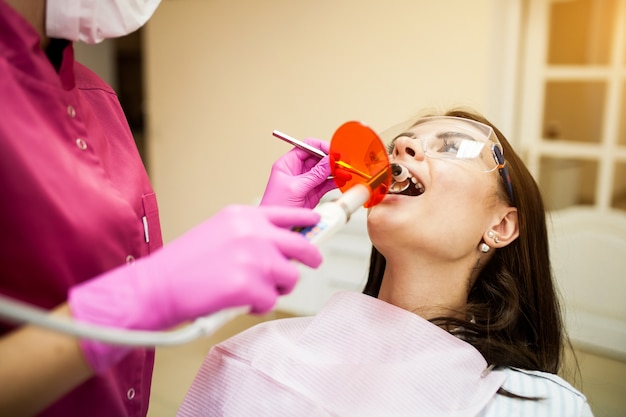 Ca tandheelkunde patiënt tandheelkundige gezondheid