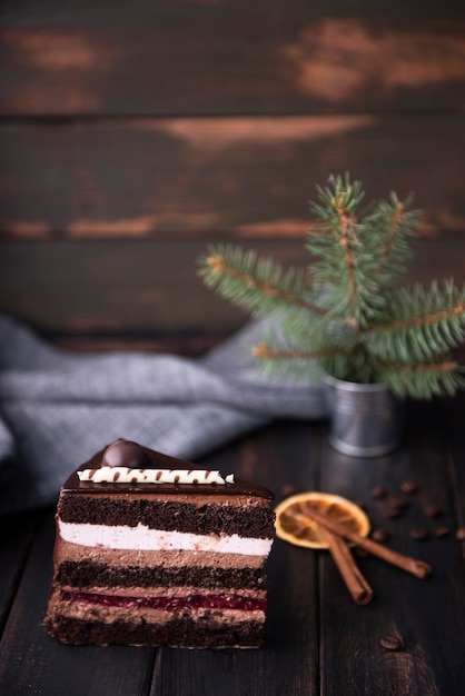 Cakeplak met kaneel en koffiebonen