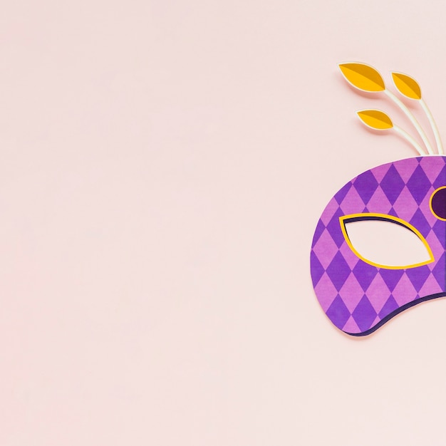 Carnaval-masker met exemplaarruimte