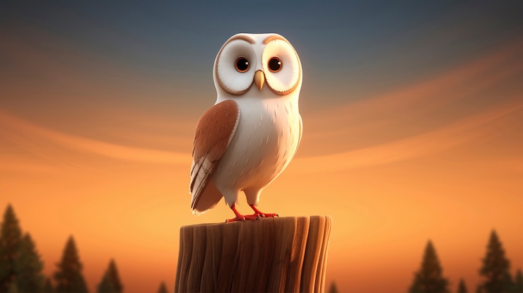 Gratis Foto cartoony vogel in de natuur