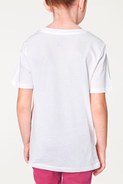 Casual wit t-shirt voor meisjes