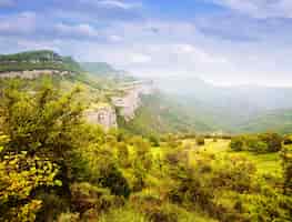Gratis foto catalaanse bergen landschap. collsacabra