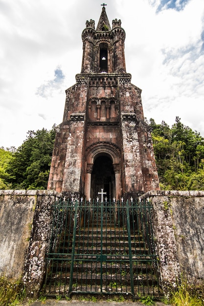 Chapel of Our Lady of Victories bevindt zich in Furnas, op het eiland Sao Miguel, op de Azoren