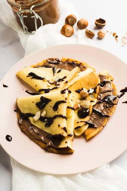 Chocolade crêpe