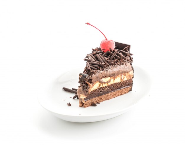 Chocolade-ijscake