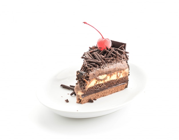 Chocolade-ijscake