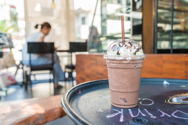 Gratis foto chocolade smoothie