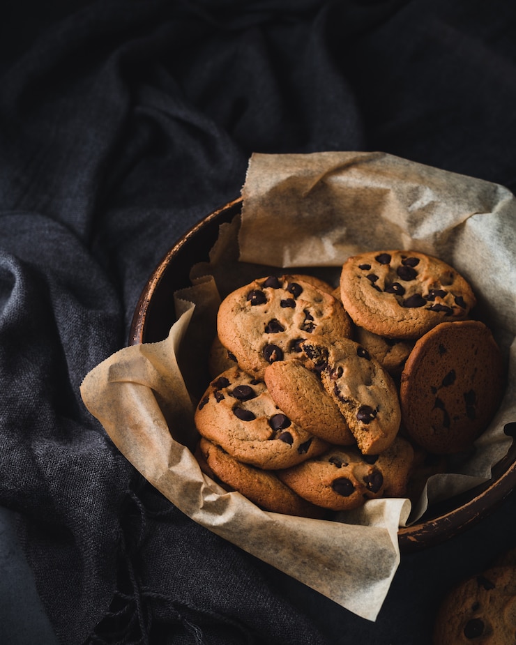 Gratis Foto chocoladeschilferkoekjes recept