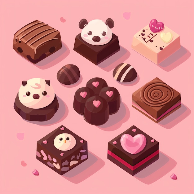 Gratis foto chocolate cartoon illustration