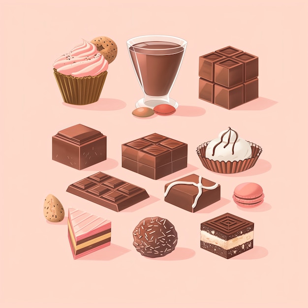 Gratis foto chocolate cartoon illustration