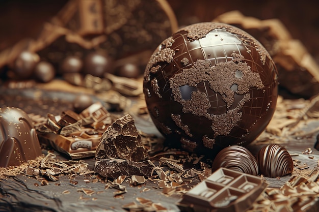 Gratis foto chocolate fantasy world ball