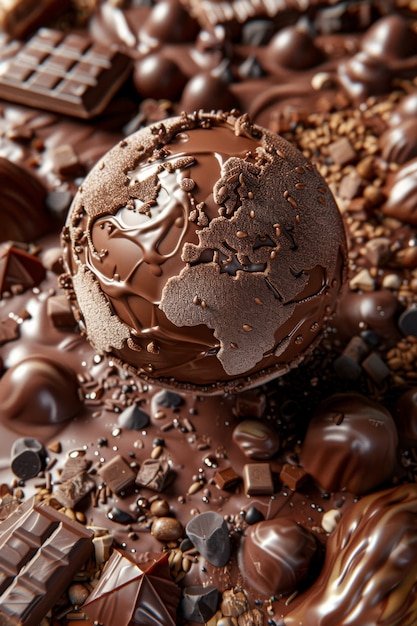 Gratis foto chocolate fantasy world ball