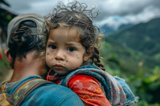 Gratis foto cinematografische weergave van de grote migratie