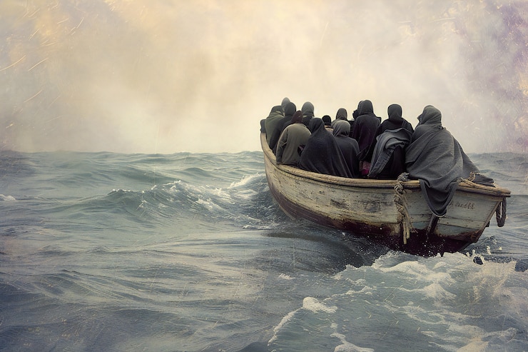 Gratis Foto cinematografische weergave van de grote migratie