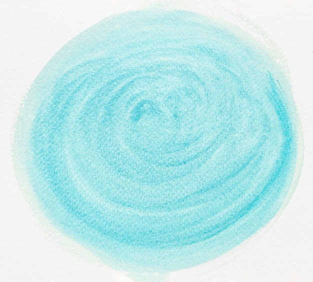 Circulaire lichtblauwe verf