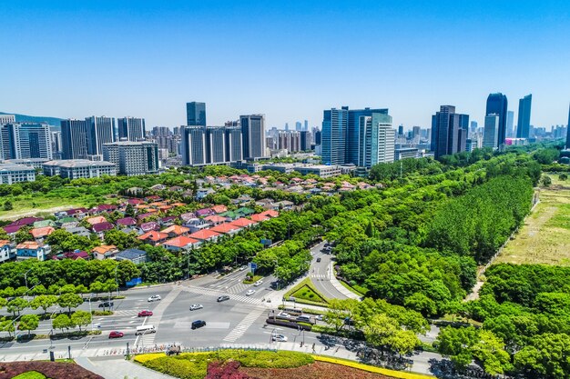 Cityscape van Wuxi