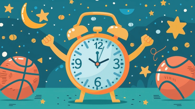 Gratis foto clock cartoon illustration