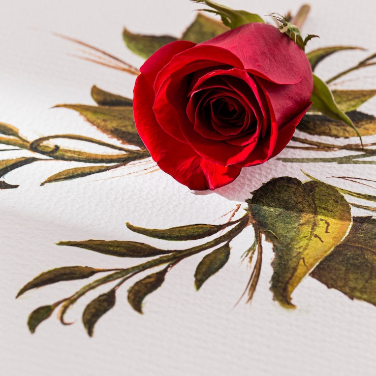 Gratis Foto close-up beeld van valentijn; s dag concept met rozen