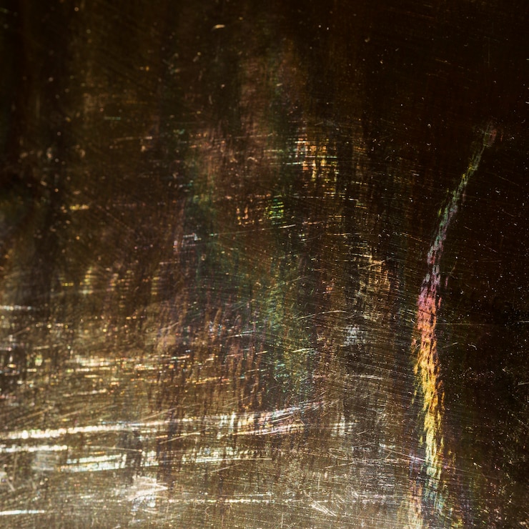 Gratis Foto close-up gouden texturen met krassen