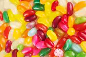 Gratis foto close-up jelly beans