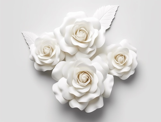 Gratis foto close-up op decoratieve rozen