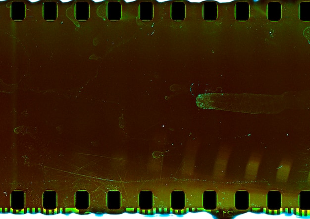 Close-up op details van filmtextuur