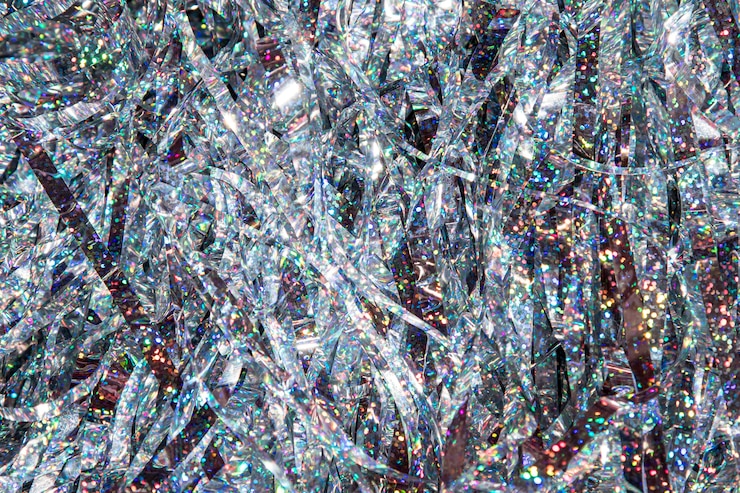 Gratis Foto close-up op glitterdecoratiedetail