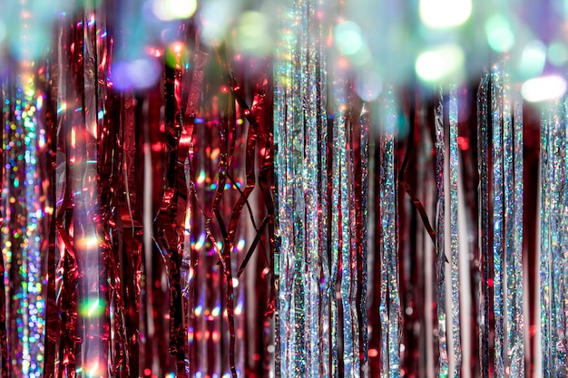 Close-up op glitterdecoratiedetail