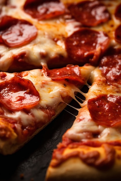 Close-up op heerlijke pizza