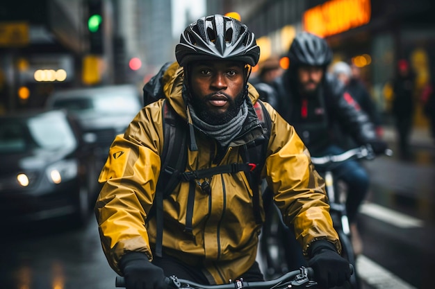 Gratis foto close-up op new york man fietsten