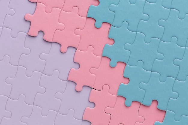 Close-up op puzzel achtergrond