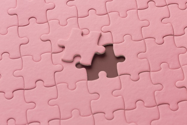 Close-up op puzzel achtergrond