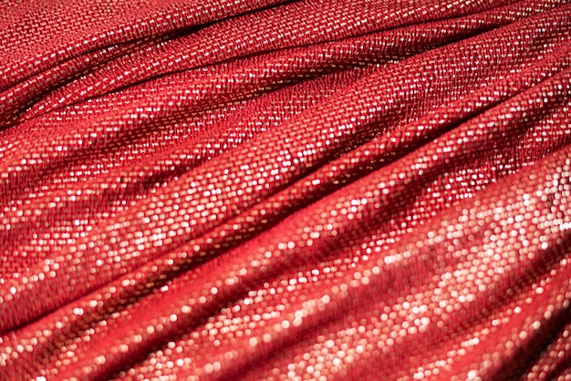 Close-up op rode vonken en glitter