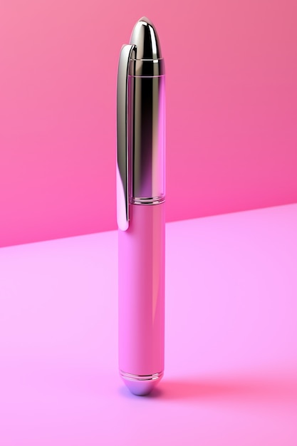 Close-up op roze pen