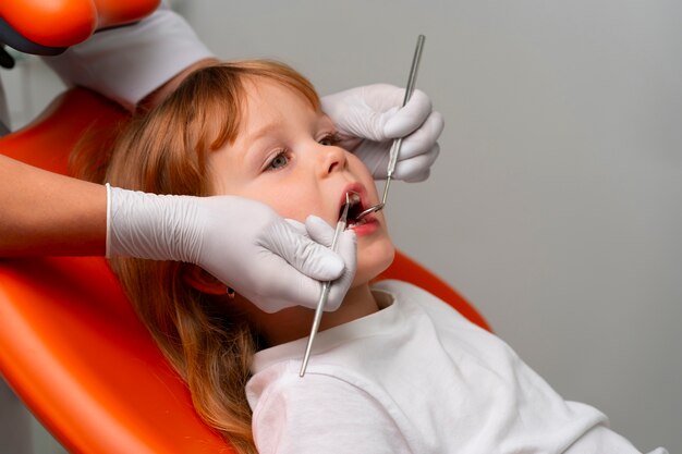 Close-up op tandartsinstrumenten
