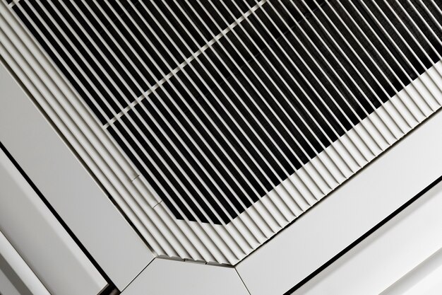 Close-up op ventilatiesysteem