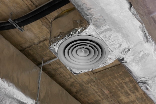 Gratis foto close-up op ventilatiesysteem