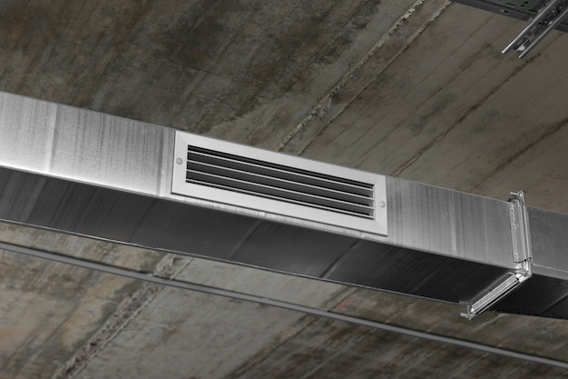 Close-up op ventilatiesysteem