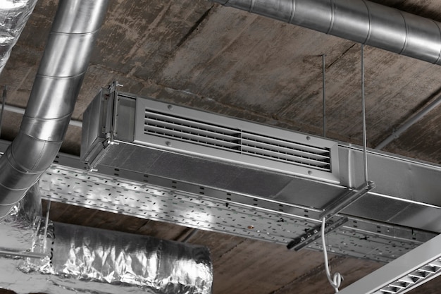 Close-up op ventilatiesysteem