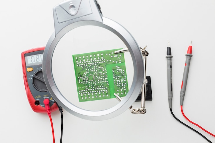 Gratis Foto close-up printplaat reparatie