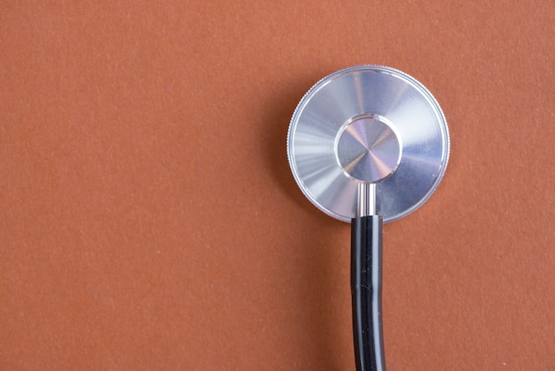 Gratis foto close-up resonator van stethoscoop