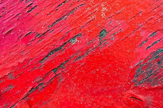 Close-up shot van een rode verweerde houten achtergrond