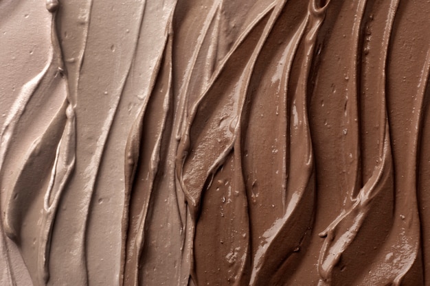 Close-up textuur van crème